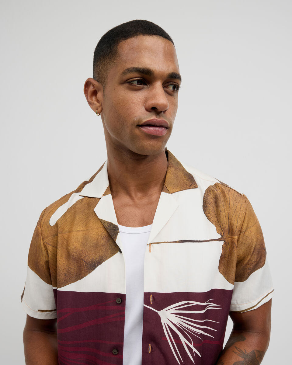 Fossil Floral Short Sleeve Shirt, Multi, hi-res